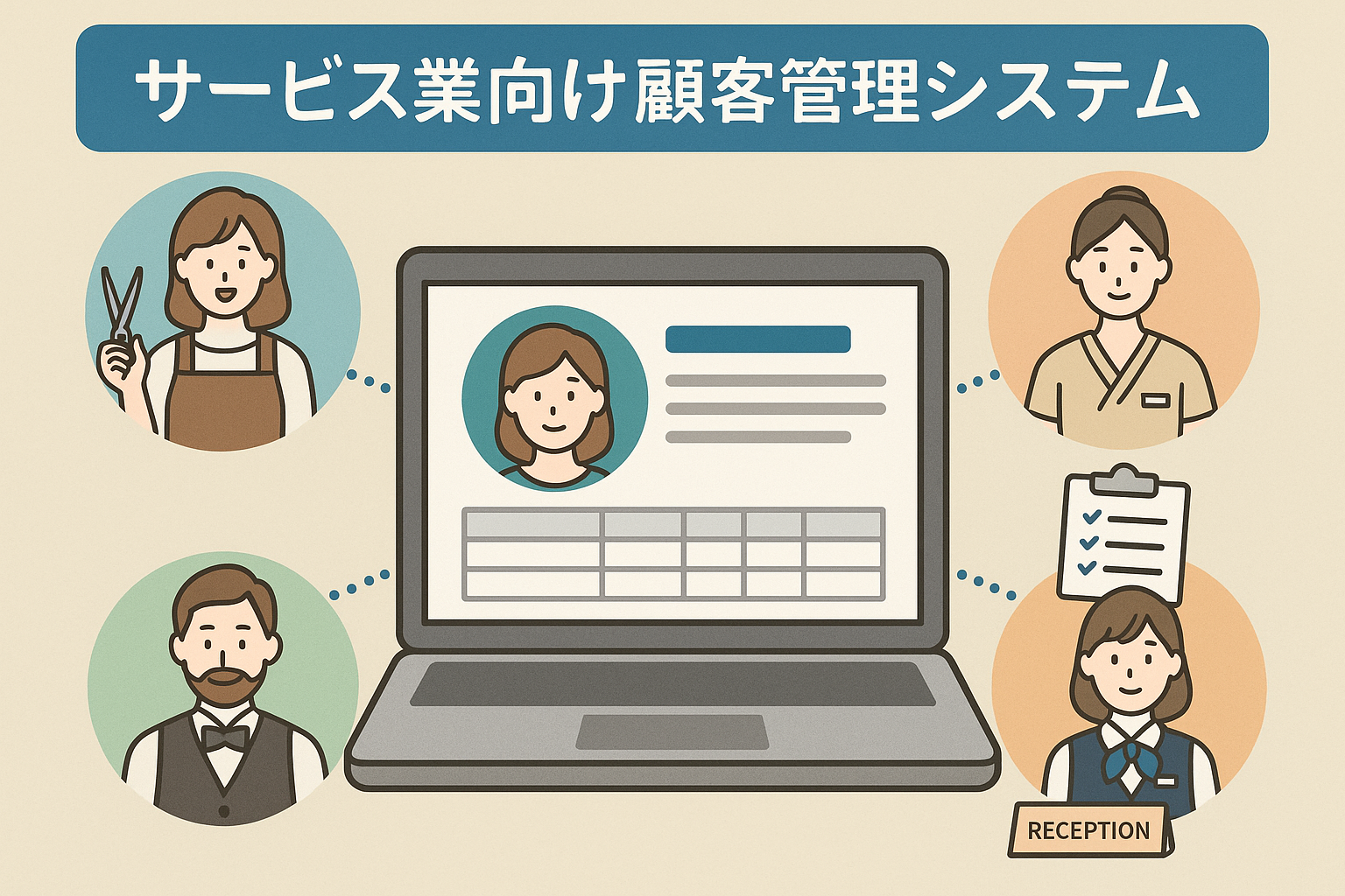 サービス業向け顧客管理システム