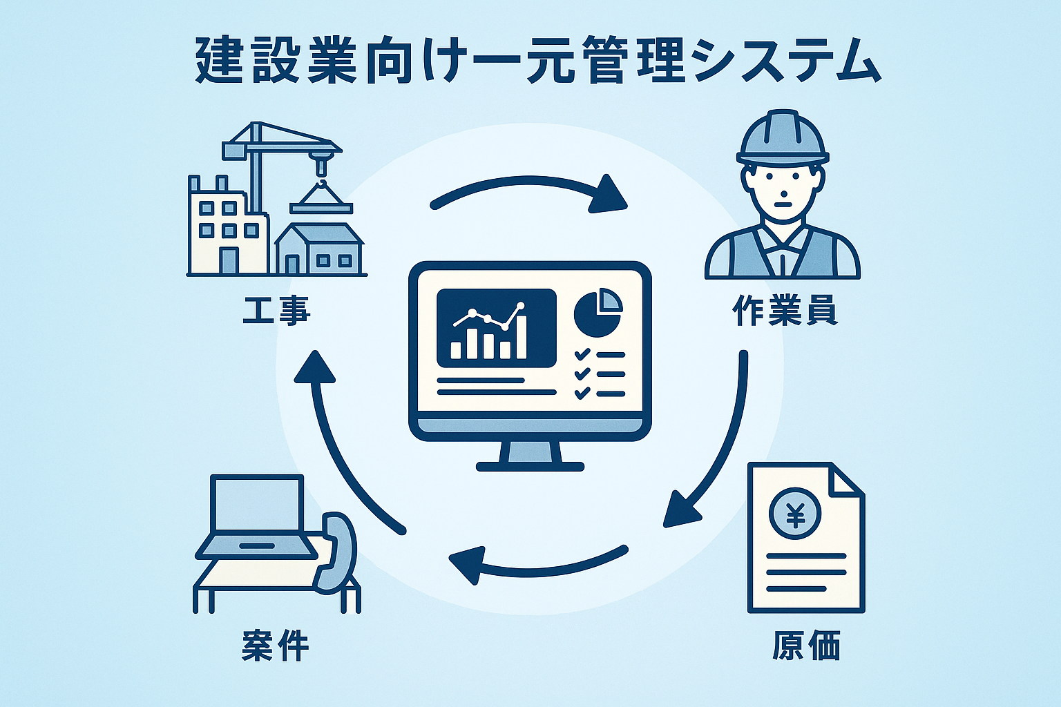 建設業向け一元管理システム