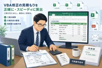 Excel VBA修正依頼で見積が変わるポイント｜画面・帳票・データ量の見方